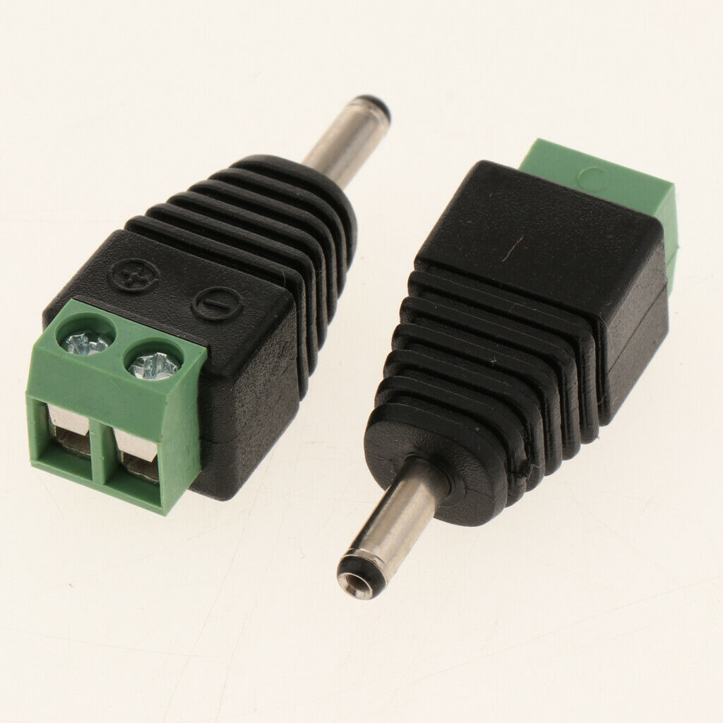 10 Pieces DC Power  Male Plug   Connector, 3.5x1.3mm Male Connection