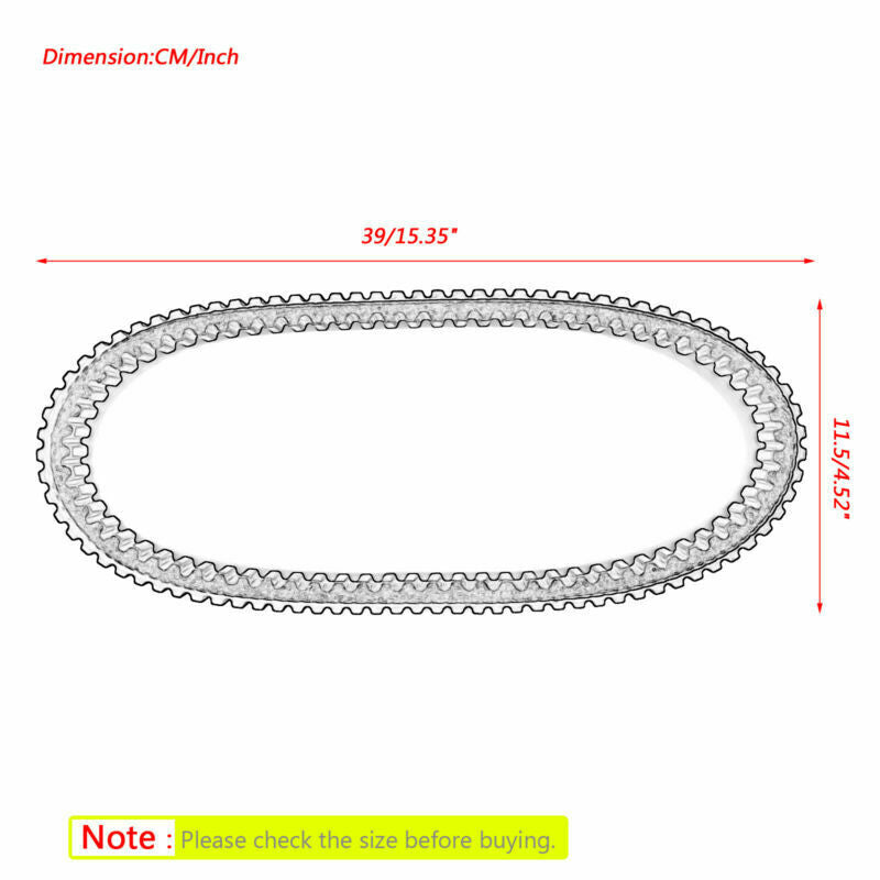 Drive Belt 905OCx17W For Bombardier ATV Mini DS90 4-strokes DS50 2-strokes/02-06