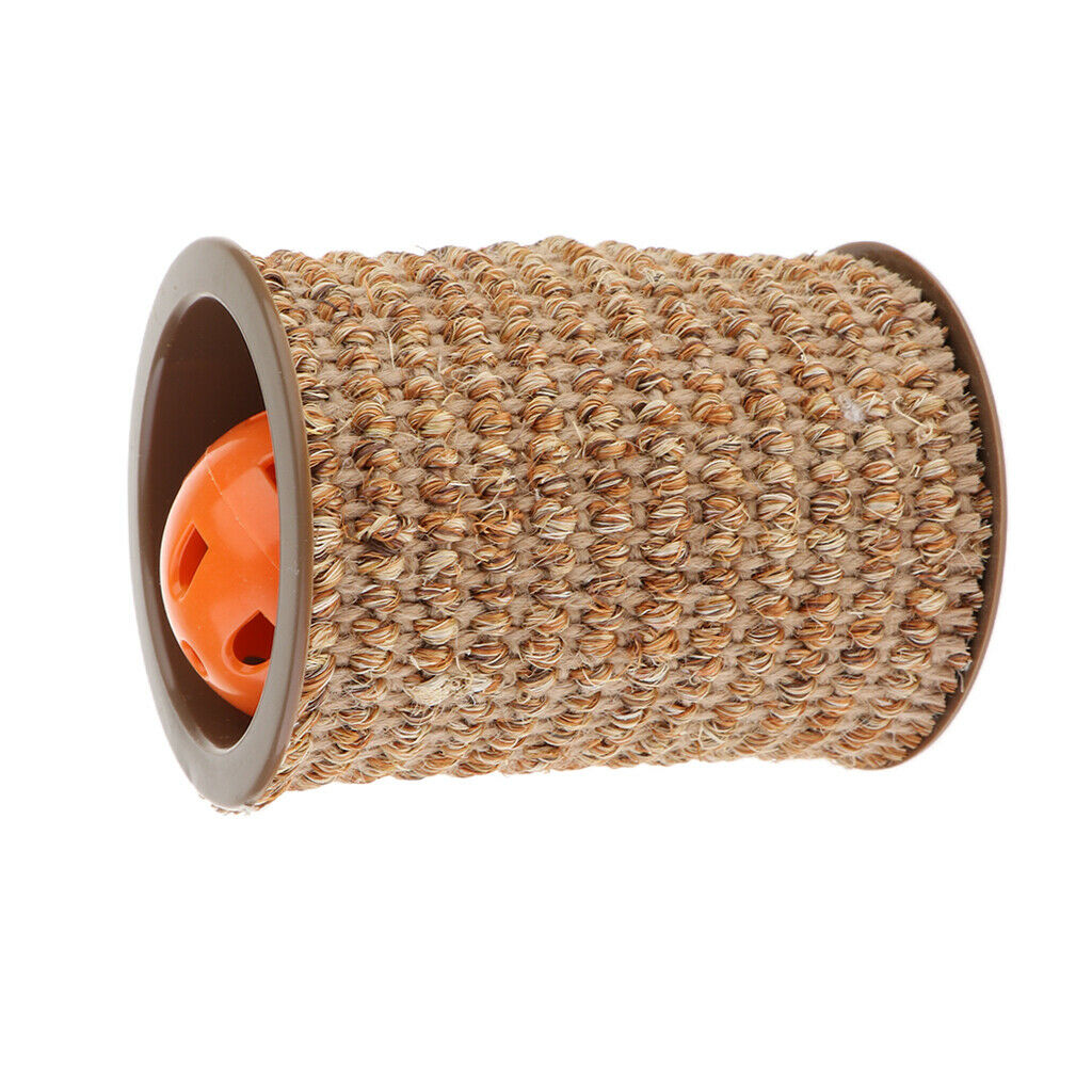 Scraped Sisal Rope Roller Rod, Reduced Destructive Scratch Behavior