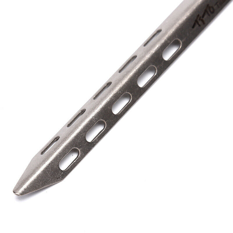 Titanium Tent Peg V Shape Outdoor Camping Tent Nail Titanium Tent stake .l8