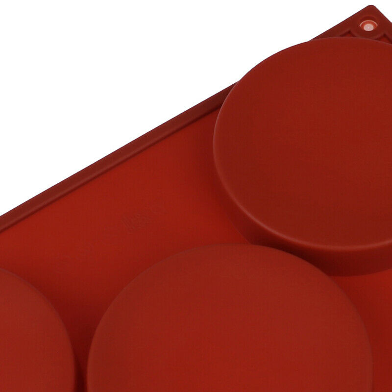 3 Cavity Large Round Disc Silicone Mold Shallow Cylinder Classic Mold Sha.l8