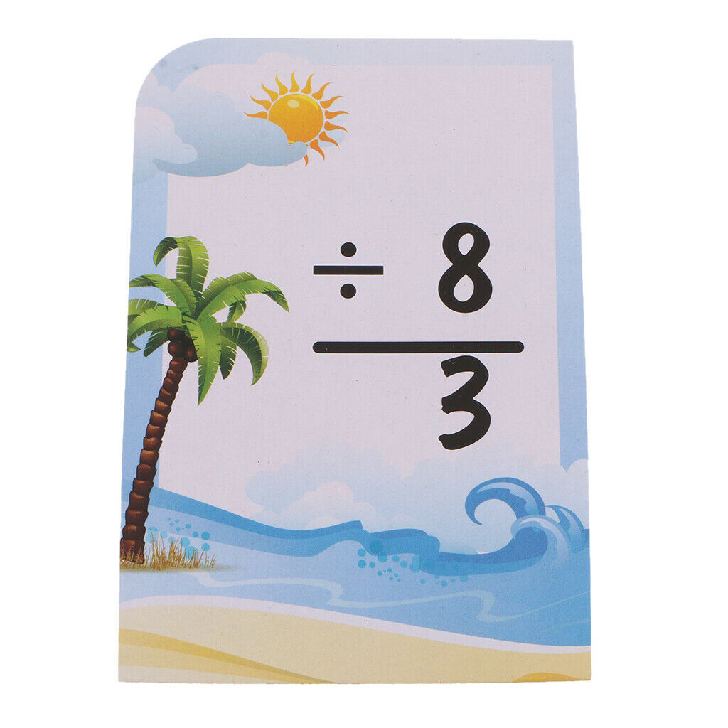 144 Pieces Math Flash Cards Addition Subtraction Multiplication Division