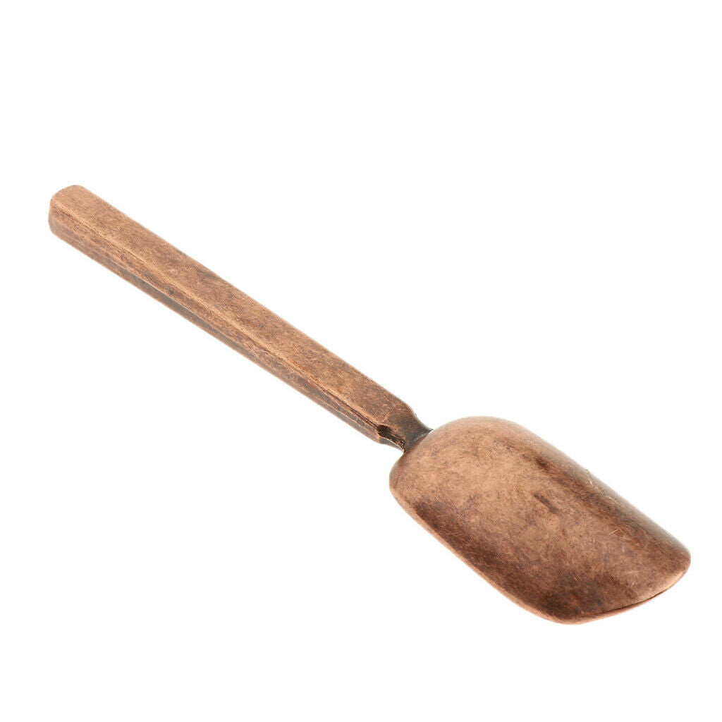 Alloy Tea Spoon Coffee Scoop Chinese Tea Scoop Shovel  Retro Red