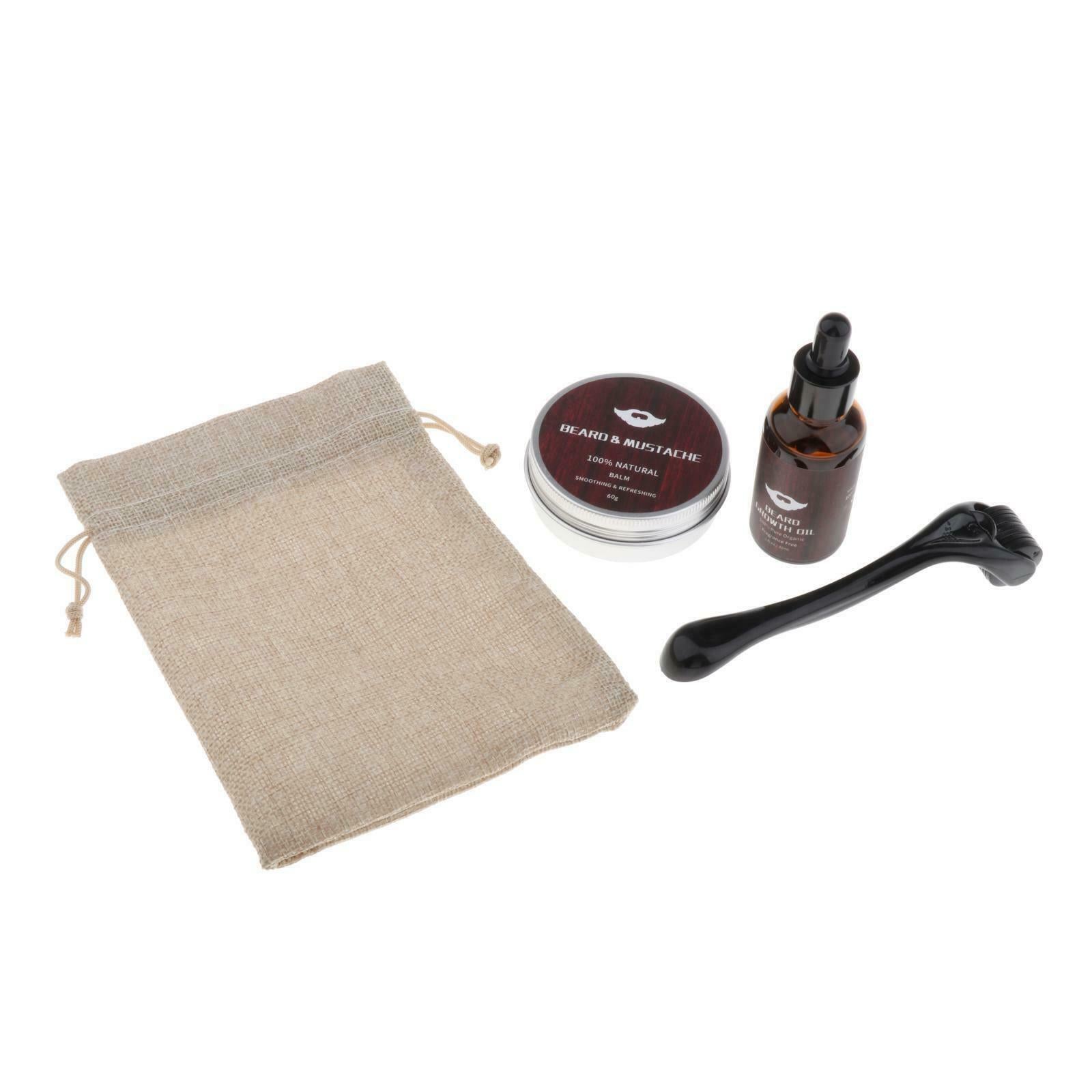 Beard Growth Kit Titanium Roller for Men Dermaroller Men Grooming Kit