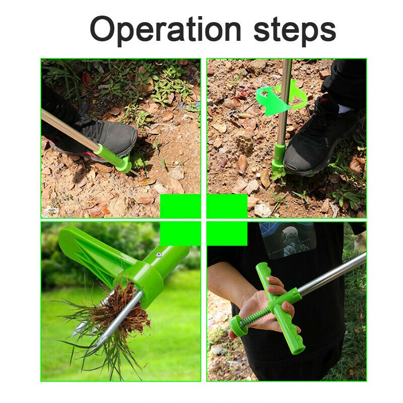 Long Handle Weed Remover Portable Garden Lawn Weeder Outdoor Yard Grass ToolBDA
