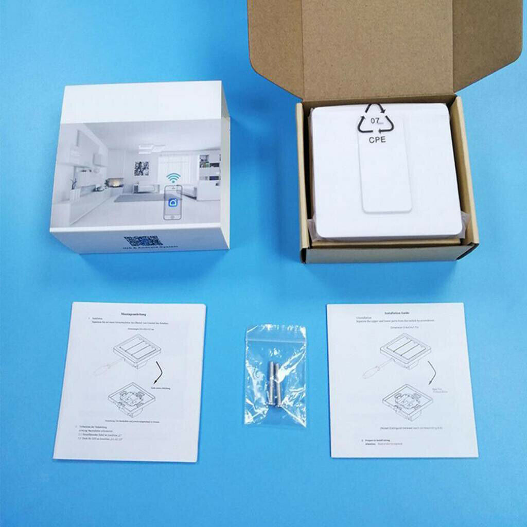 Wifi Smart Wall Light Switch Light Button Phone/Voice Control for Mall Hotel