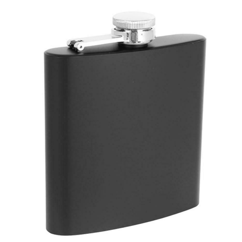 6oz Matte Mini Flagon Outdoor Drinkware Portable Stainless Steel Hip Flask @