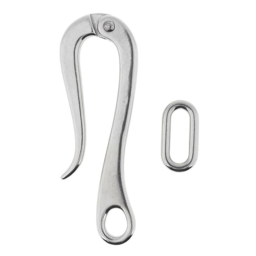 4"/6" Stainless Steel Pelican Hook Fit for Marine Boat Guard Rail 147mm