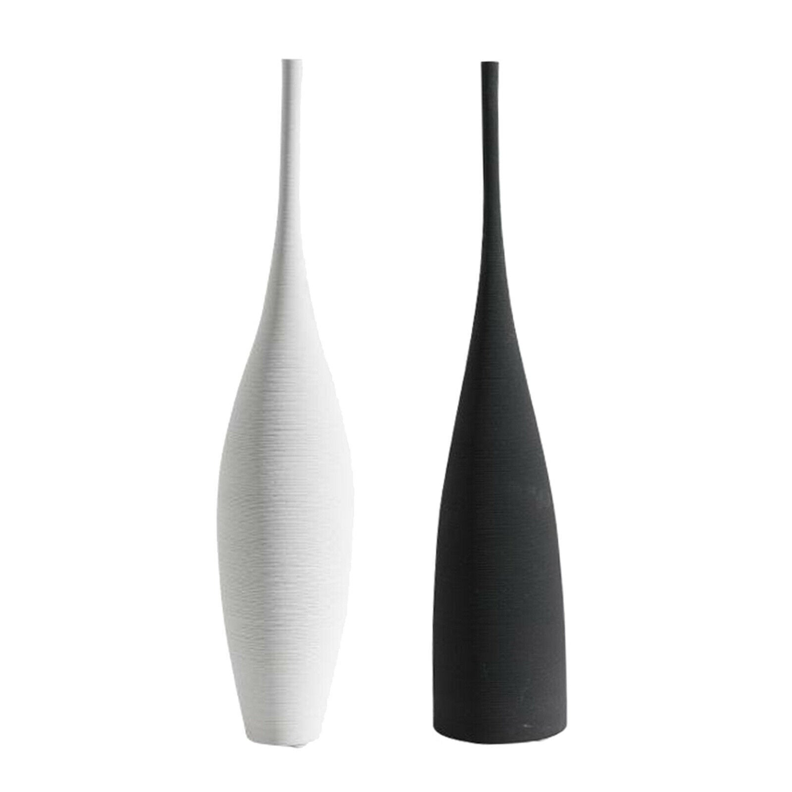 2x Minimalism Flower Vase Shelf Bookcase Bud Vase Tabletop Long Neck Vases