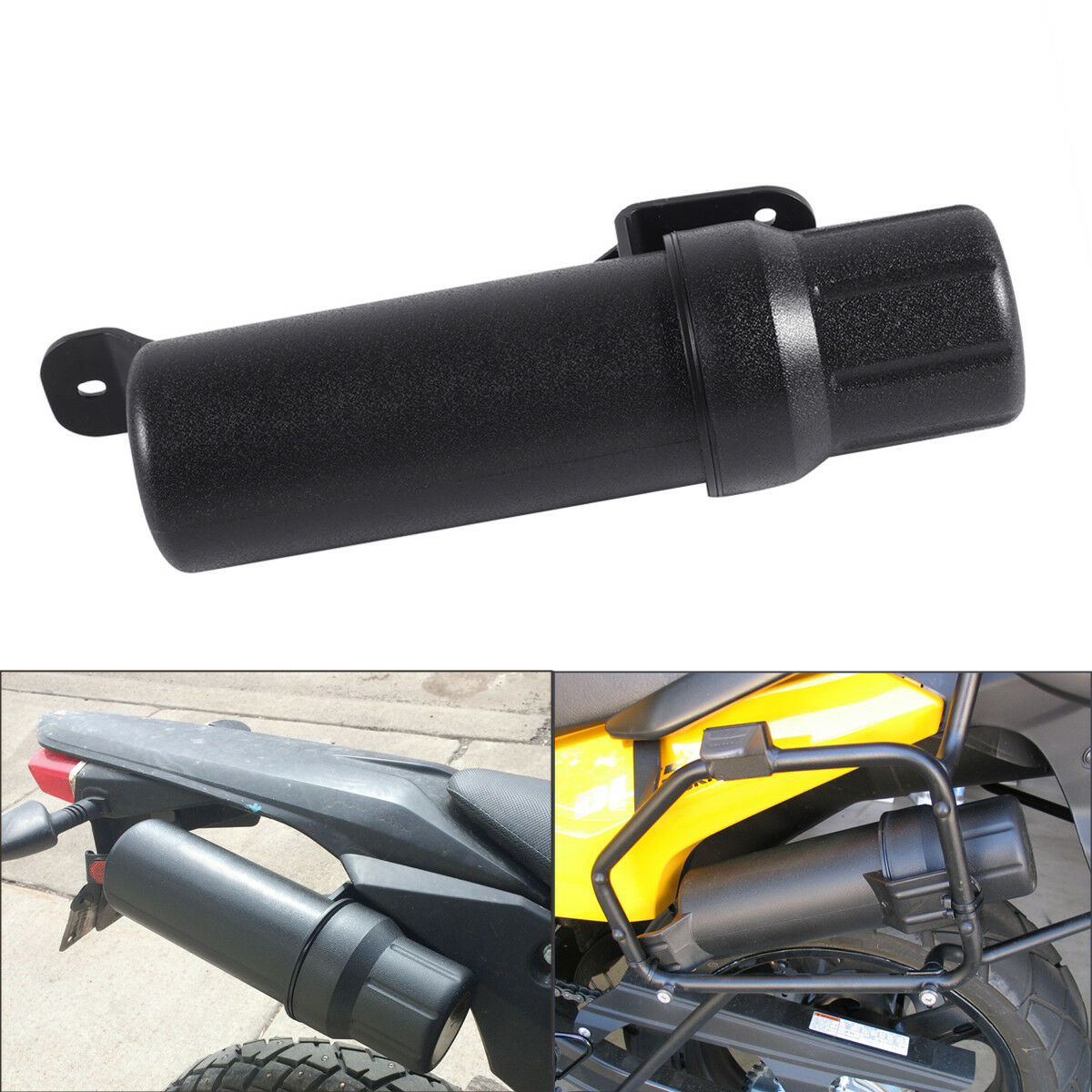 Universal Motorcycle Tool Tube Raincoat Gloves Storage Box Kit Waterproof