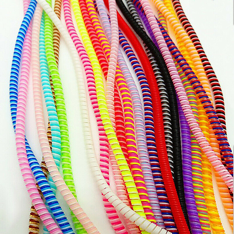 1.15M Cable Protector Bobbin Winder Data Line Case Rope Protection Spring T Kt