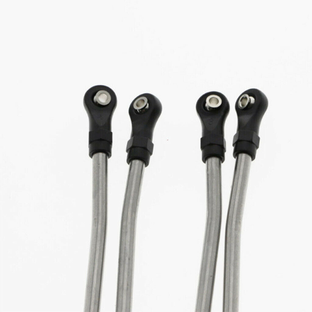 Upgrades Stainless Steel Linkage Steering Links324mm Wheelbase for 1/10 Scale RC