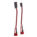 2x T Plug Socket / Socket / FUTABA / JR Connection Adapter for RC Car