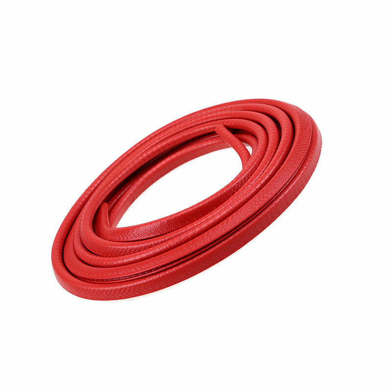 4.5M Rubber Red Seal Flexible Strip Edge Guard Fit Car Door Window Line Trim new
