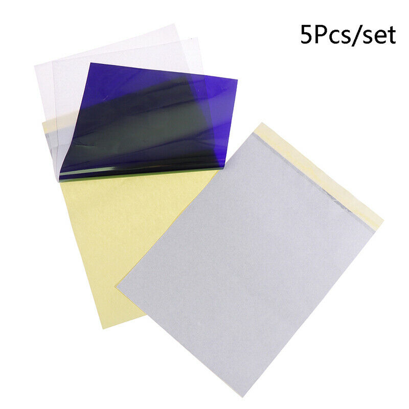 5Pcs/Set Tattoo Transfer Paper Stencil Carbon Thermal Copier Tracing Hect.l8