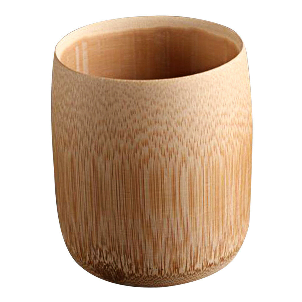 Bamboo Tumbler Drinking Cup Mug for Sake Water, Coffee, Milk, Juice, Tea E