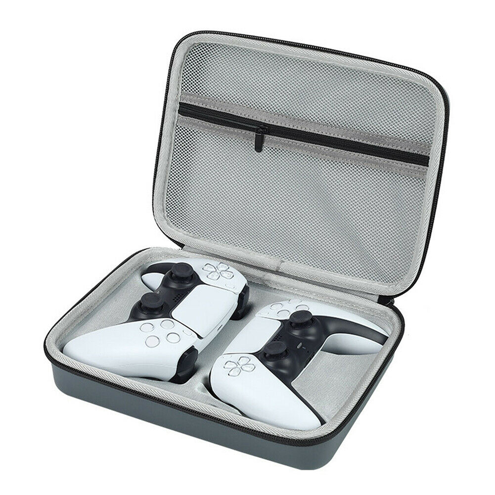 Dual Controller Carrying Case for DualSense DualShock Hard Shell Carry Case @