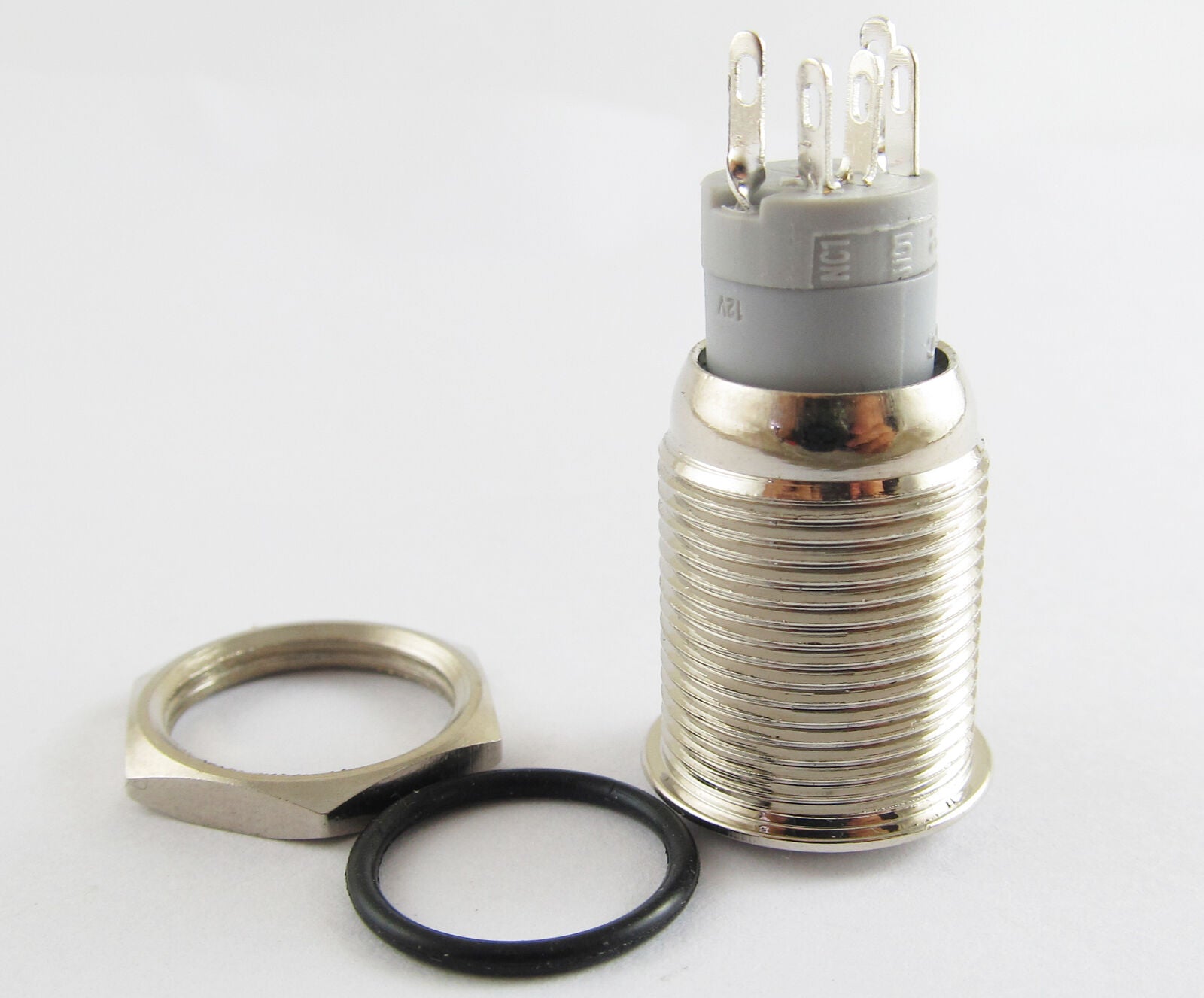 10x Metal Red Led Push Button Momentary Waterproof Resetable Switch 16mm QN16-C5