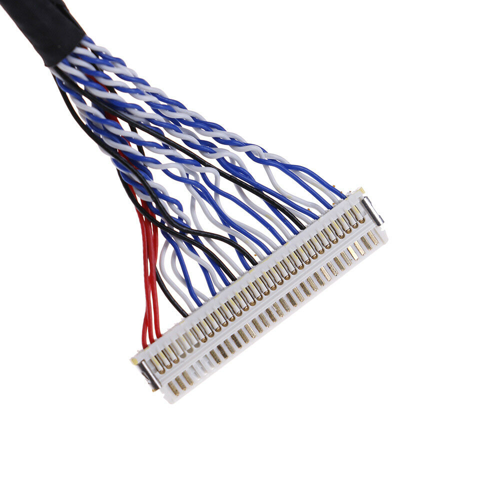 25cm 8 bit lvds cable fix-30 pin 2ch for 17-26inch lcd/led panel controlle.l8
