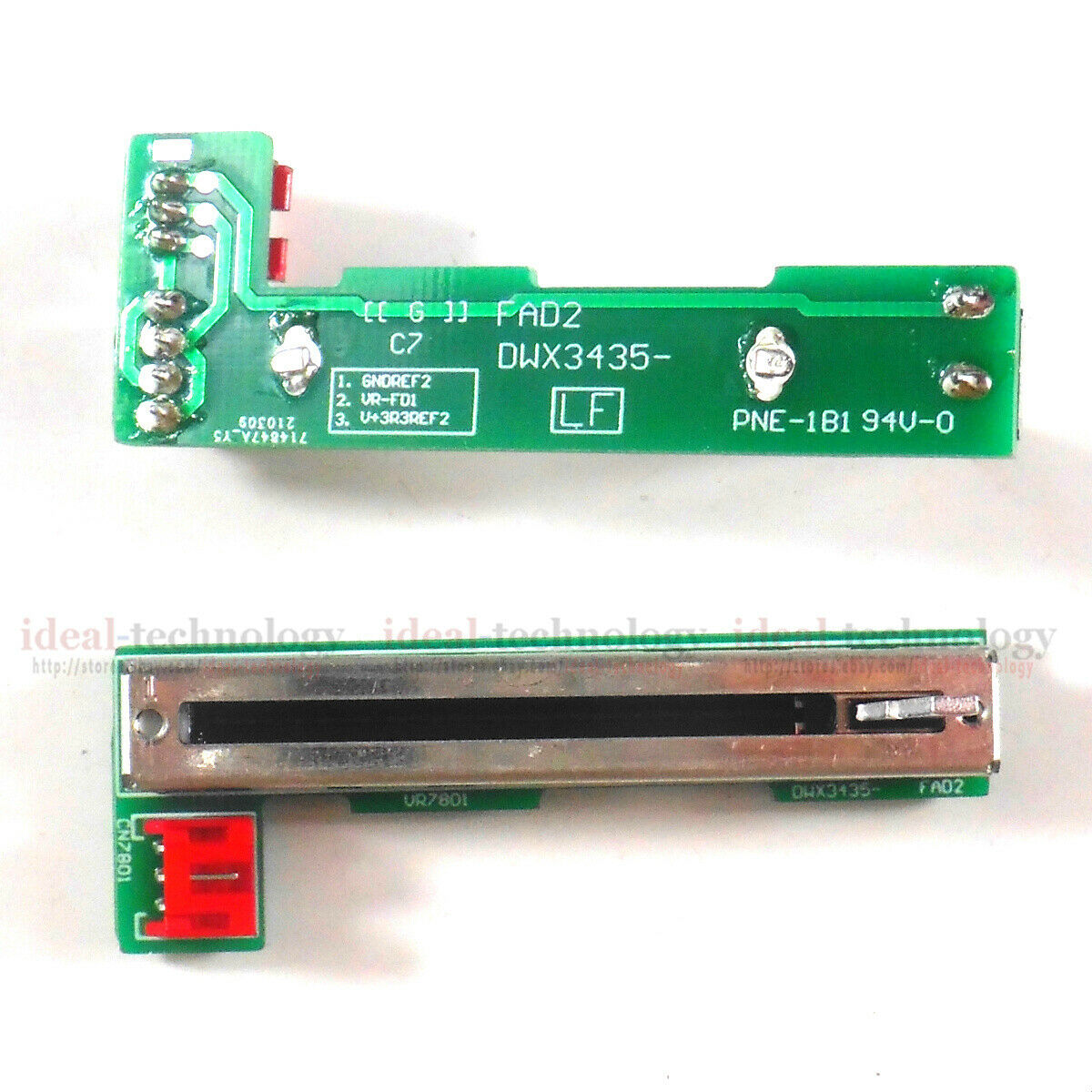2X  (DWX3435 / DWX3437) FADER ASSEMBLY Ch2 or Ch4 FOR PIONEER DJM 750