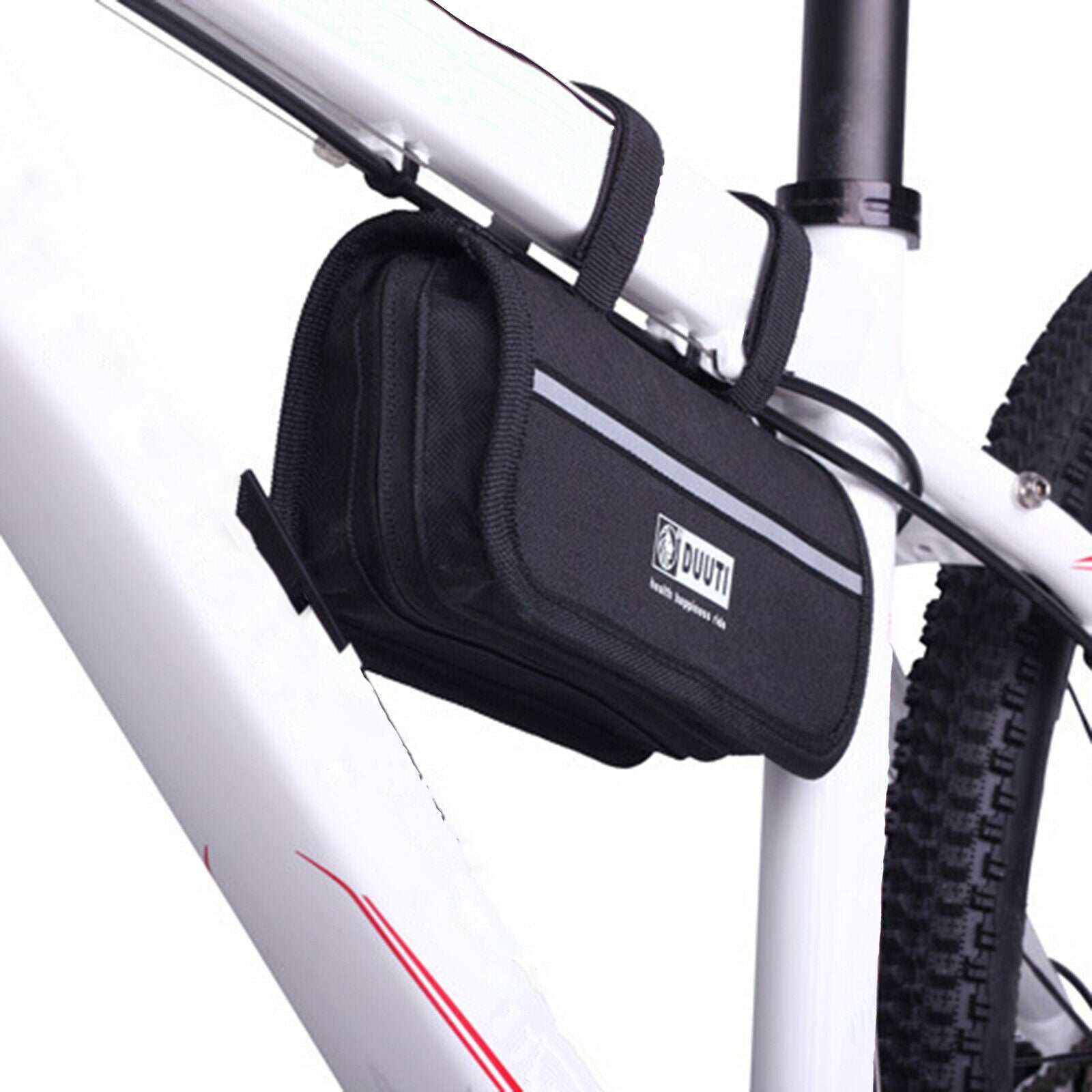 Bike Tyre Repair Tool Kit Bicycle Tools Carry Bag with 120 Psi Mini Pump, 16 in