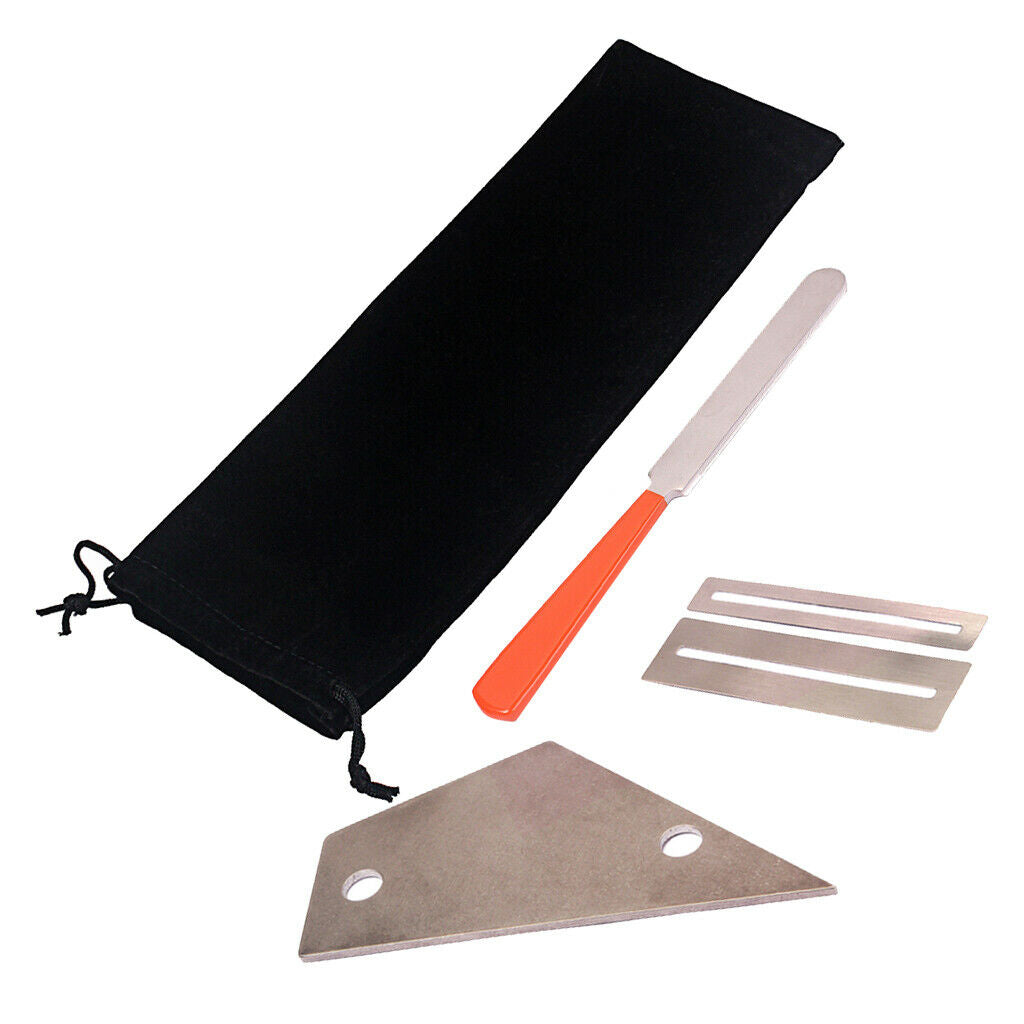 Guitar Luthier Tool Guitars Fret File+Fret Rocker Level+Fret Protector