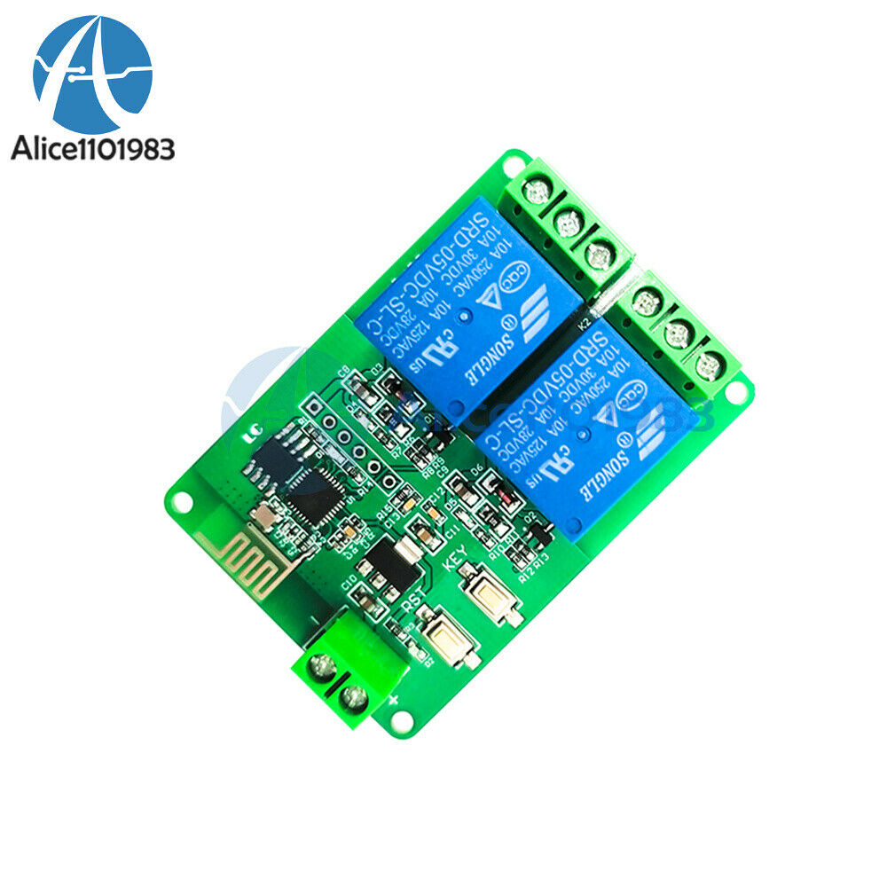 2 Channel DC 5V WIFI Relay Module ESP8266 ESP-01 Wireless Board IOT Smart Home