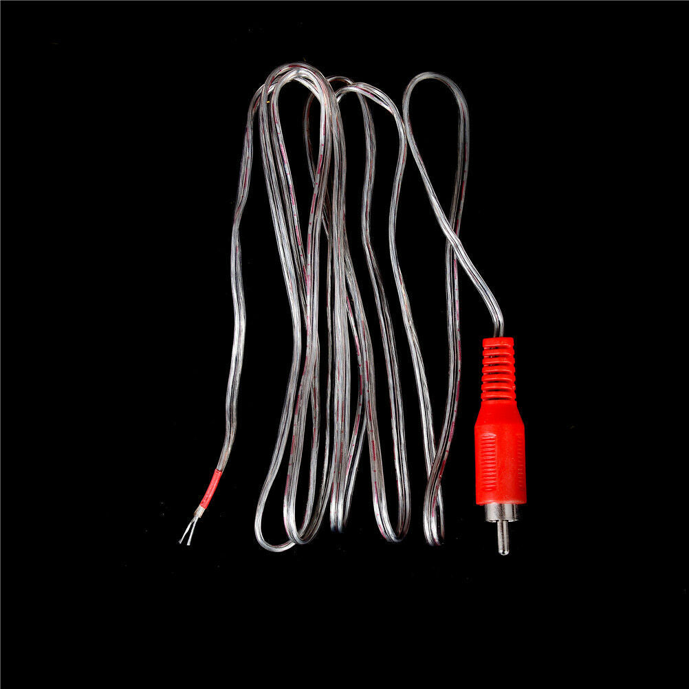 Replacement repair Speaker Bare Wire cable 5ft With RCA Plug to Stripped End Fx