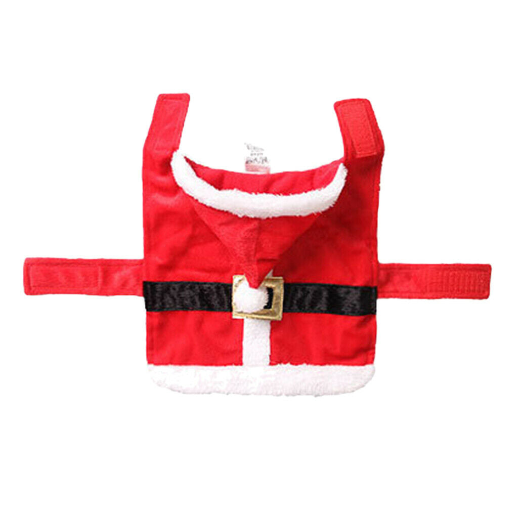 Pet Christmas Hoodie Costume Free Size Pet Christmas Warm Outfit Apparel