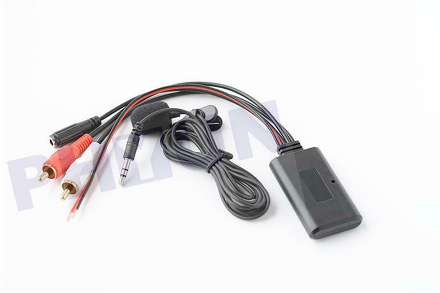 2RCA BT Wireless Connection Adapter Bluetooth AUX Music + MIC BT Phone Universal