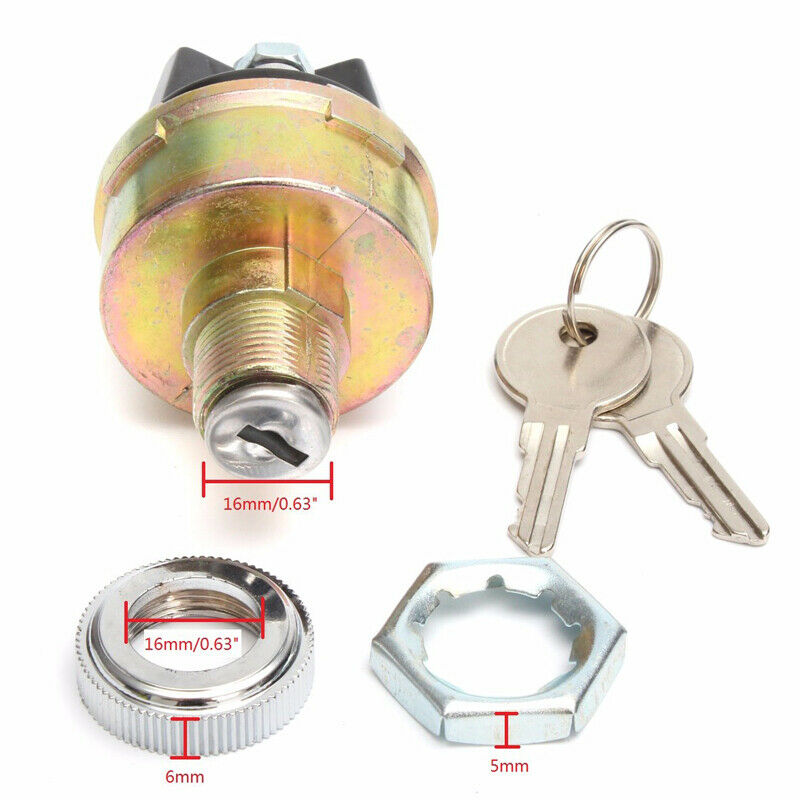 Universal Ignition Switch Lock Controls + 2 key for KS6180 US14 UN148 CS7UL3 S11