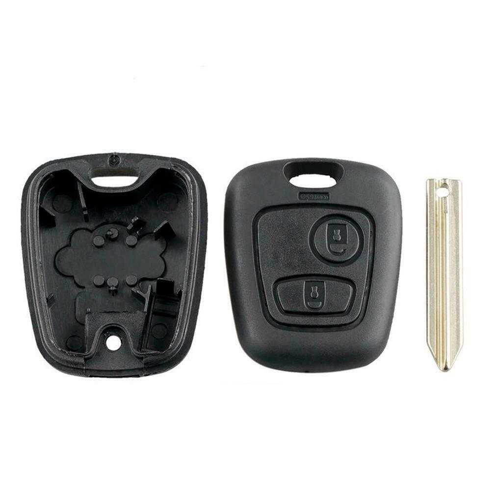 2 Buttons Remote Car Key Fob Case Blank Key Shell for Citroen Saxo Berlingo C#P5