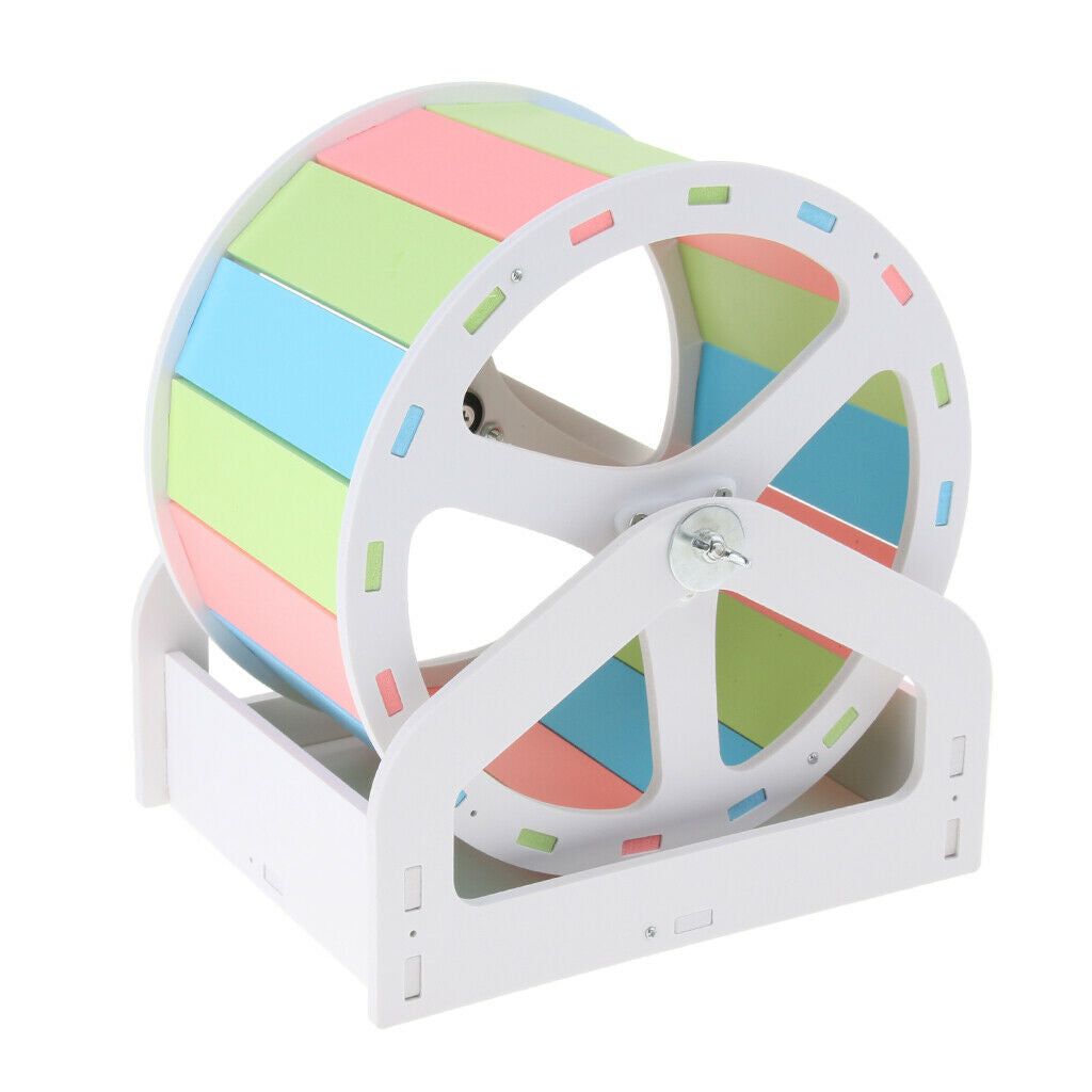 Hamster Chinchilla Small Animals Silent Running Exercise Wheel Toys Colorful