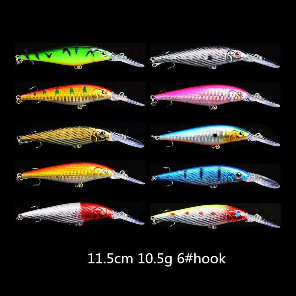25pcs/lot Hard Crank Bait Fishing Lure Kit Minnow Popper Crankbait VIB 4 Models