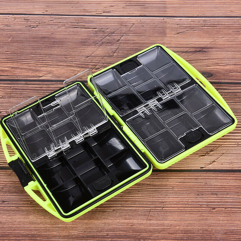 Fishing Tackle Box Waterproof Bait Lure Hooks Storage Boxes Carp Fly FishinS LS