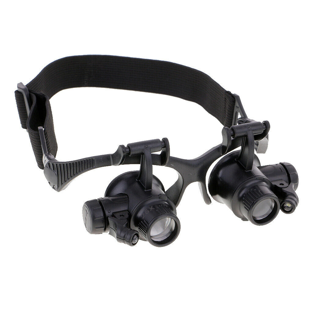10/15/20/25X LED Magnifier Magnifying Eye Glass Loupe Jeweler Watch Repair