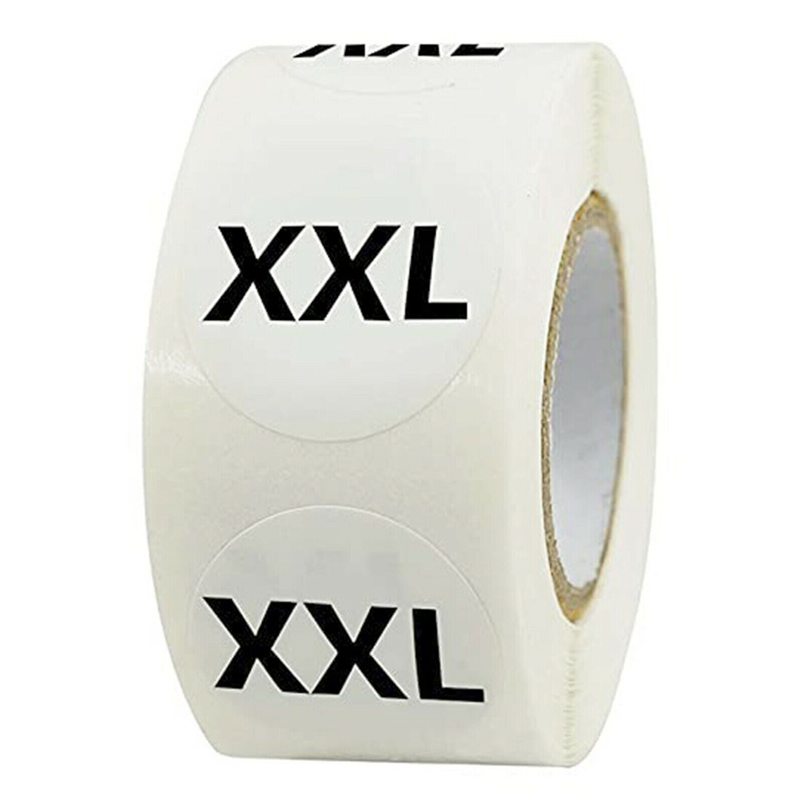 Clothing Size Stickers, 7Roll Round Clothing Labels Stickers All 7 Sizes