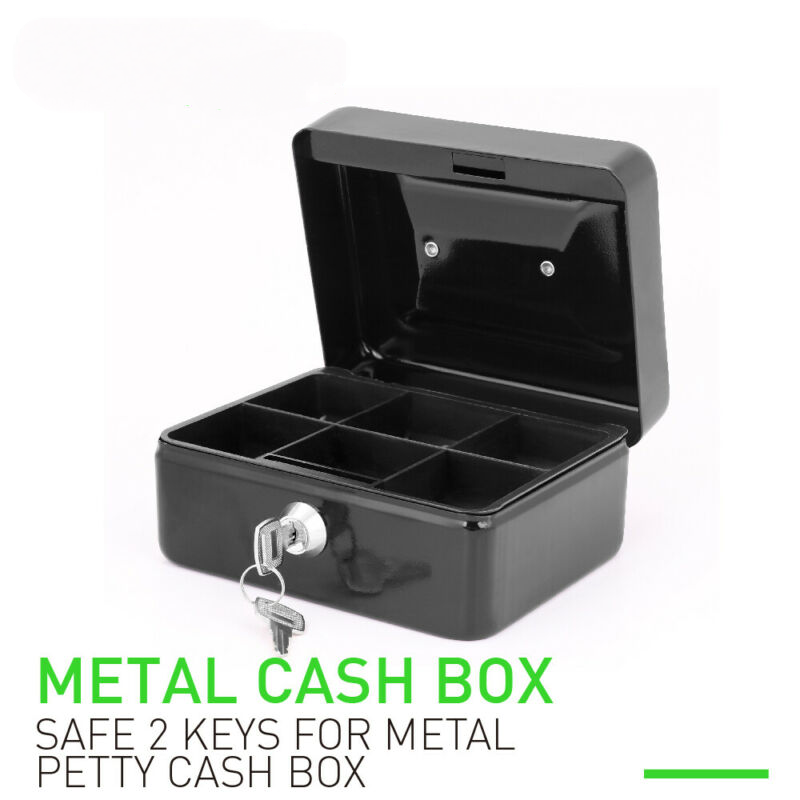 Stainless Steel Petty Cash Box Security Lock Can Lock High Quality Metal Safe