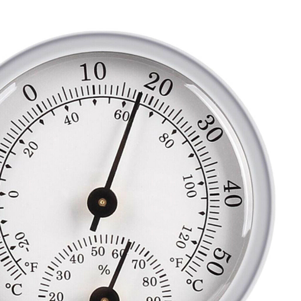 Premium Decorative Wall Thermometer Hygrometer -20 and 120 F /-30 and 50 C
