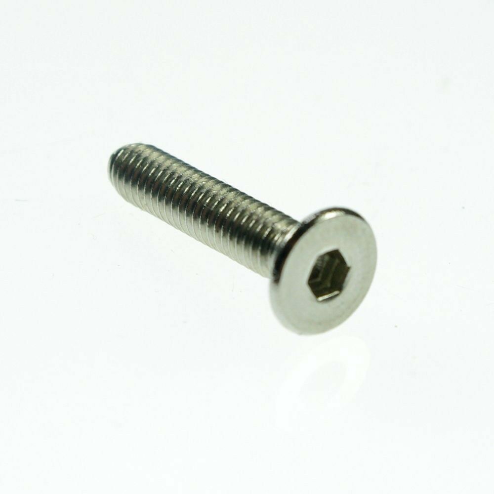 Lot50 Metric Thread M6*40mm Stainless Steel Hex Socket Countersunk Screws