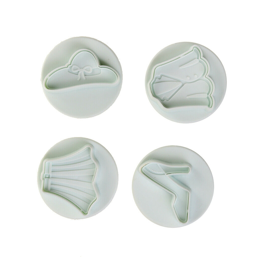 Baby Funny DIY Toys Cookie Cake Cutter Fondant Plunger Decorating Mold  5.5cm
