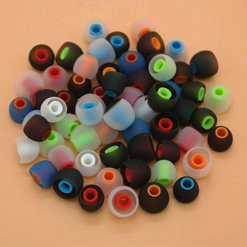 6Pairs Replacement 3.8mm Soft Silicone S/M/L Earbud Tips In Ear Headphone Cover