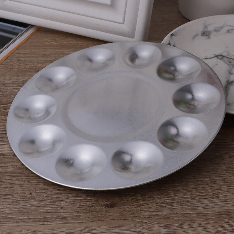 10 Holes Aluminum Round Color Palette Gouache Watercolor Art Sup N JfJ.DD