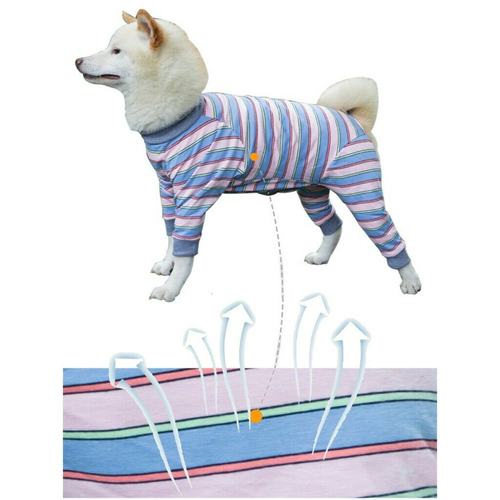Dog Suit/Bodysuit/Jumpsuit/Long Sleeve 4 Legs Pajamas for Medium Large Dogs