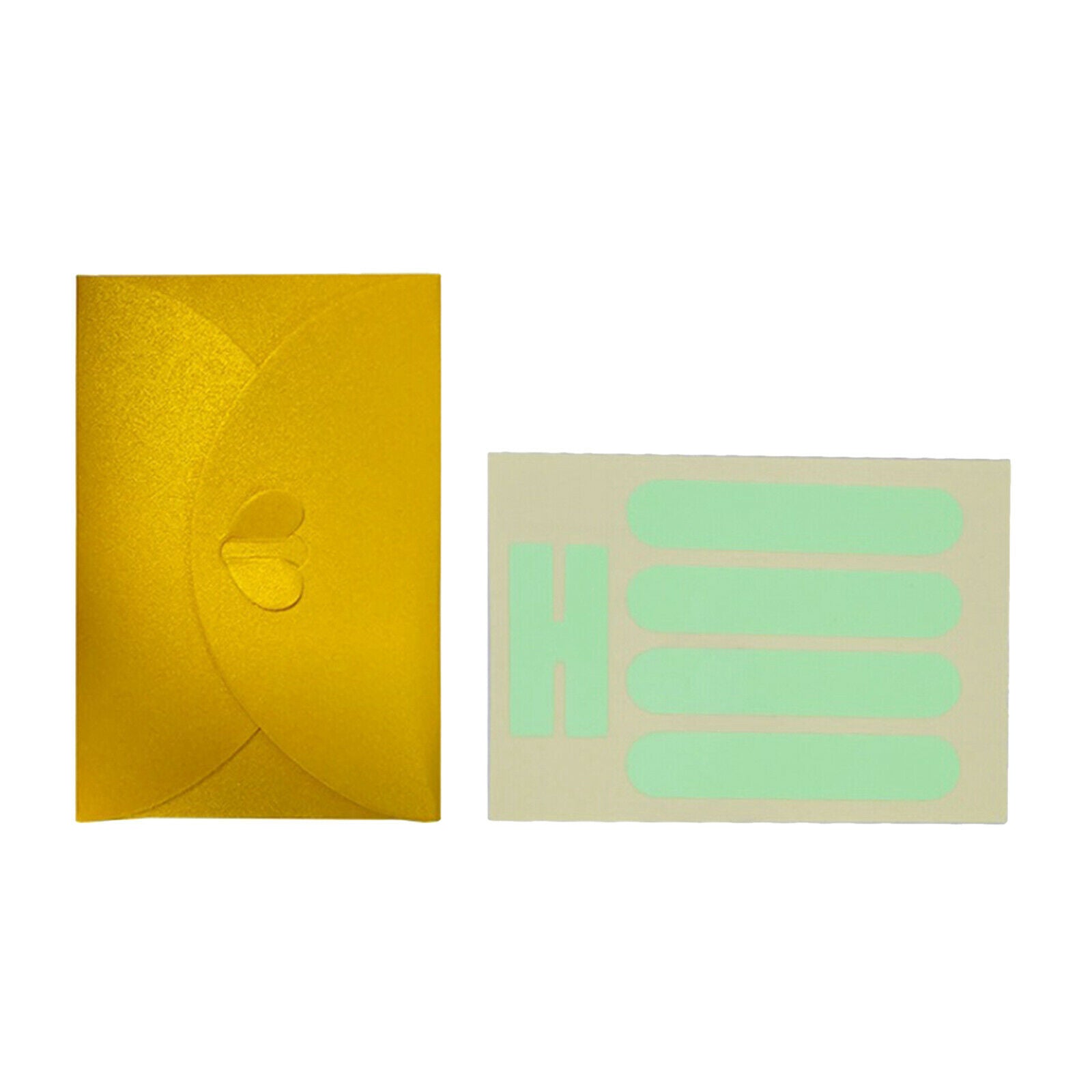 2Pcs Reflective Luminous Stickers Fluorescent Noctilucent Decals Night  for