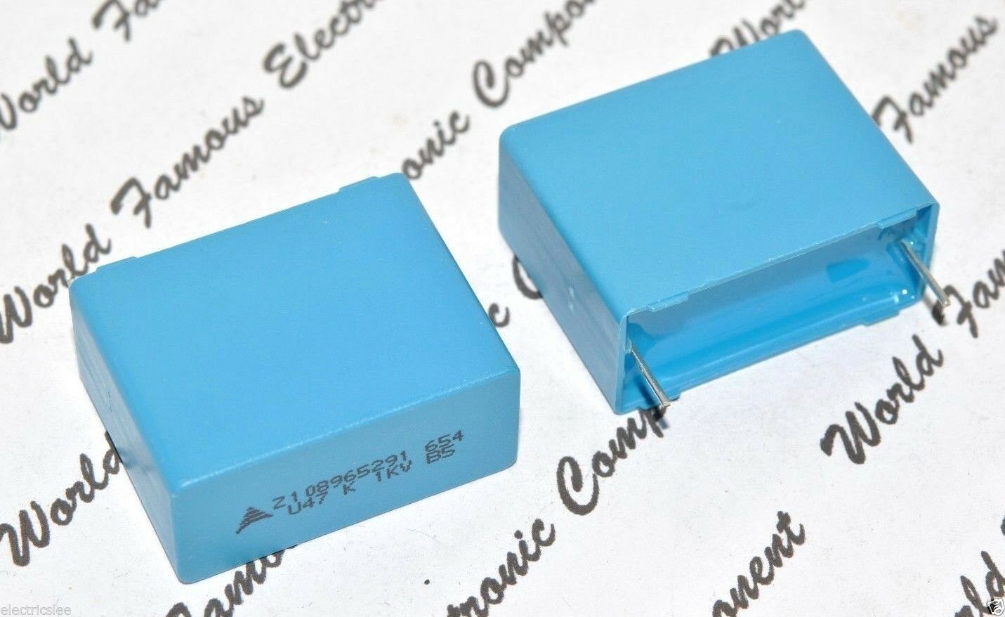 2pcs-EPCOS 0.47uF (0,47µF) 1000V 10% 27.5mm Polypropylene Capacitor B32654A474K