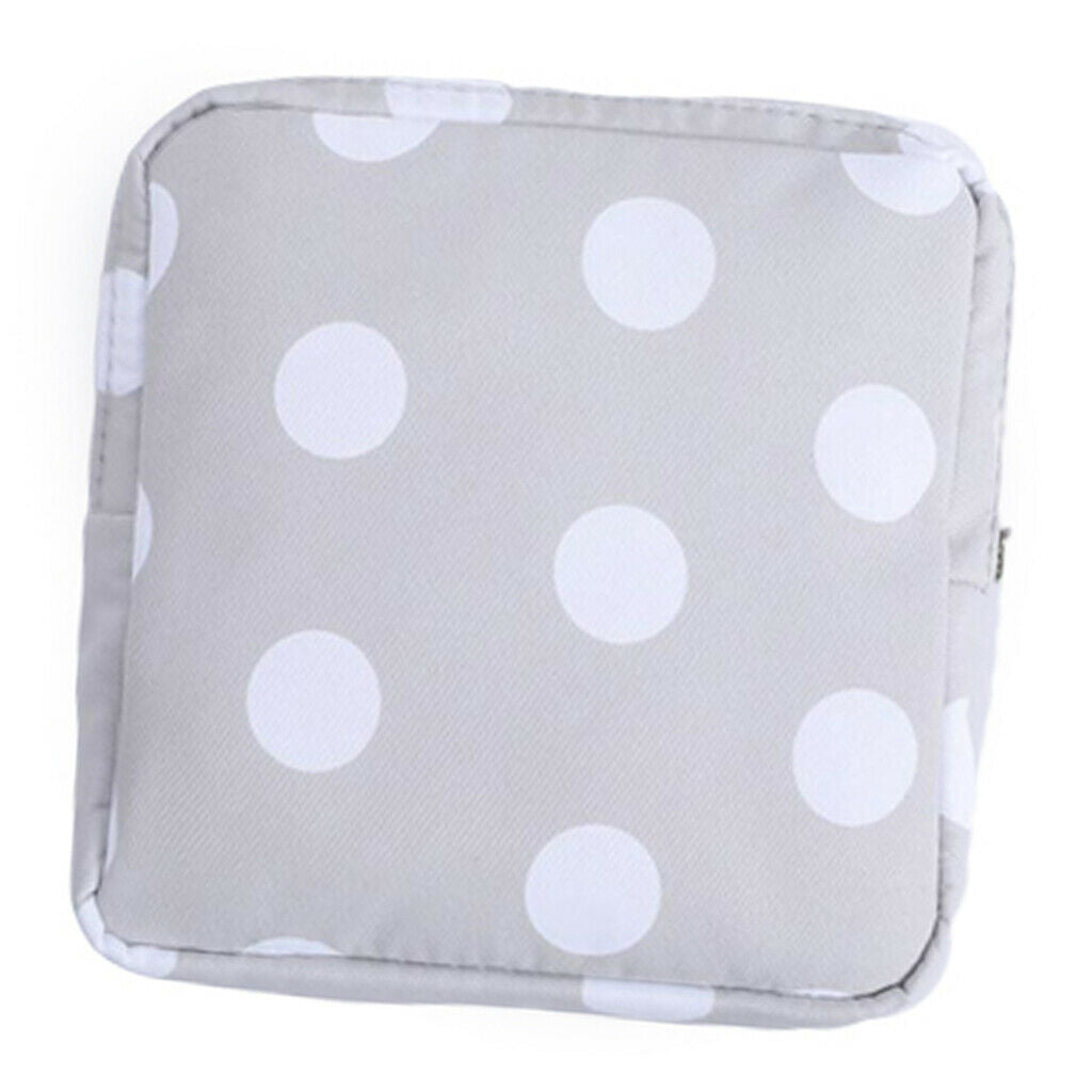 3 Pieces Sanitary Bag Towel Earphones Coin Organizer for Women Girls Lady