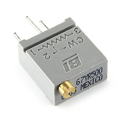 [50pcs] 67YR500 Potentiometer 500 Ohm THT