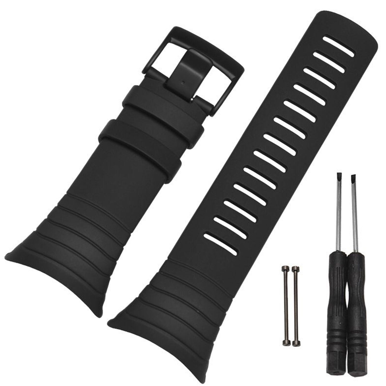 Luxury Rubber Replacement Watch Band Strap For SUUNTO CORE SS014993000 AU