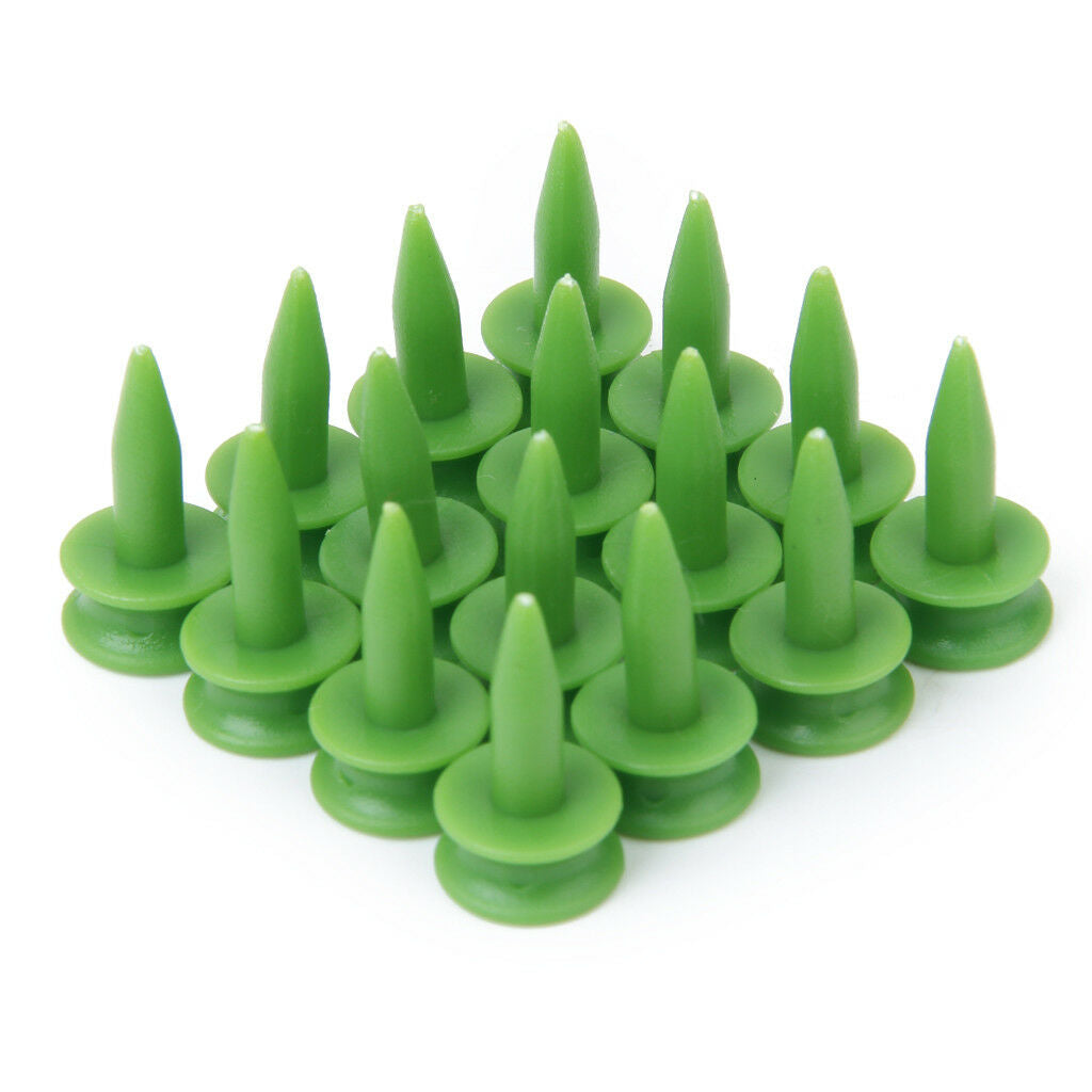 100Pcs Green GOLF PLASTIC CASTLE TEES 23mm 0.9 Inch GOLFER CLUB ACCESSORIES